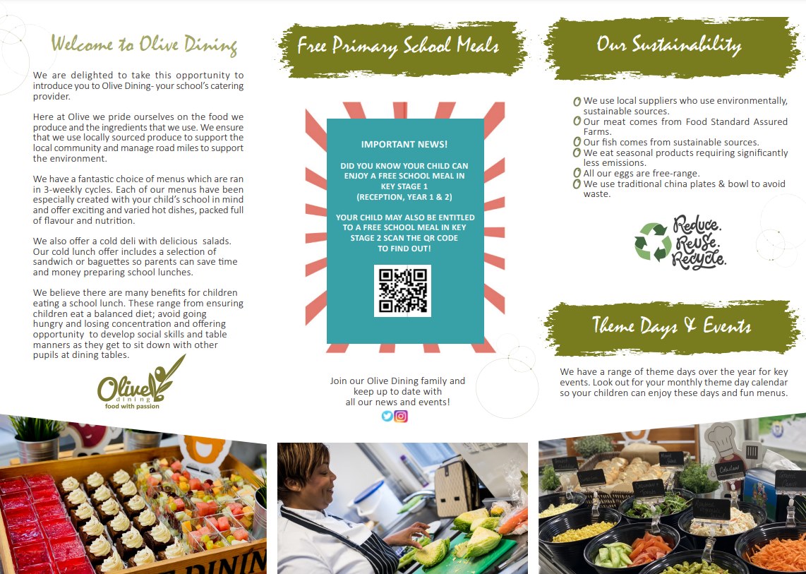 Olive Dining Information Sheet